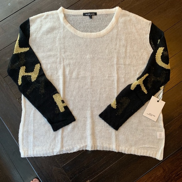 ✨NWT✨HYE PARK & LUNE oversized sheer sweater - Picture 2 of 4